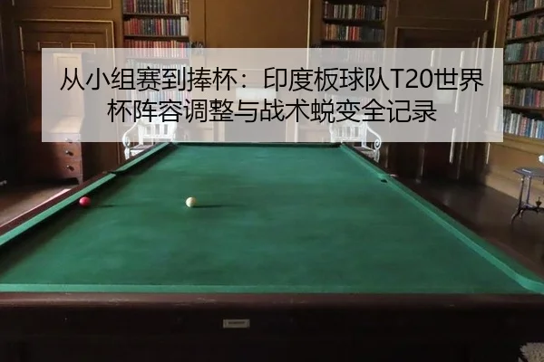 从小组赛到捧杯：印度板球队T20世界杯阵容调整与战术蜕变全记录